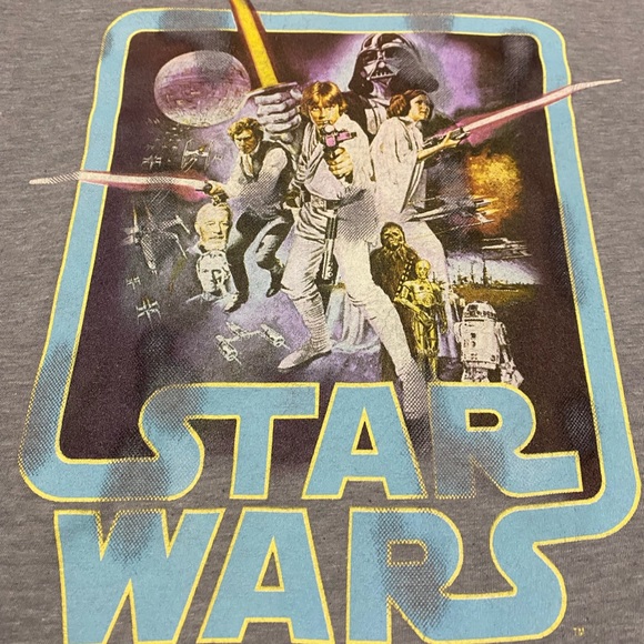 Star Wars Original Trilogy Short Sleeve T Shirt Grey Size M - Picture 9 of 12